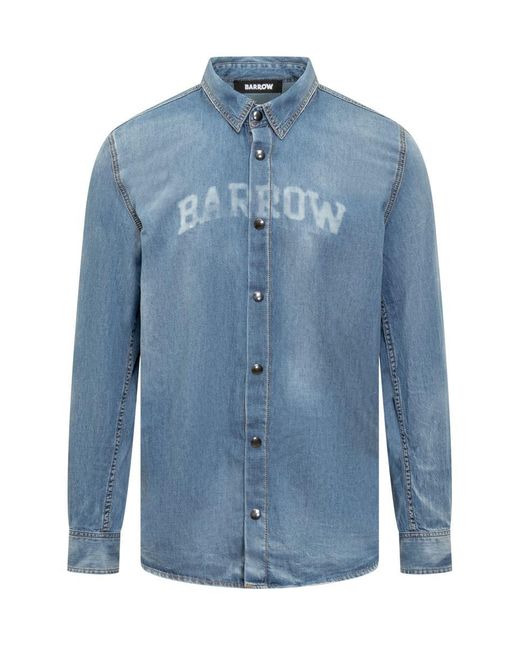 Barrow Blue Denim Shirt for men