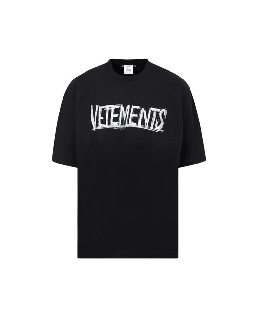 Vetements Cotton World Tour T-shirt Tshirt in Black for Men | Lyst