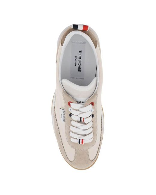 Thom Browne White 'tech Runner' Sneakers