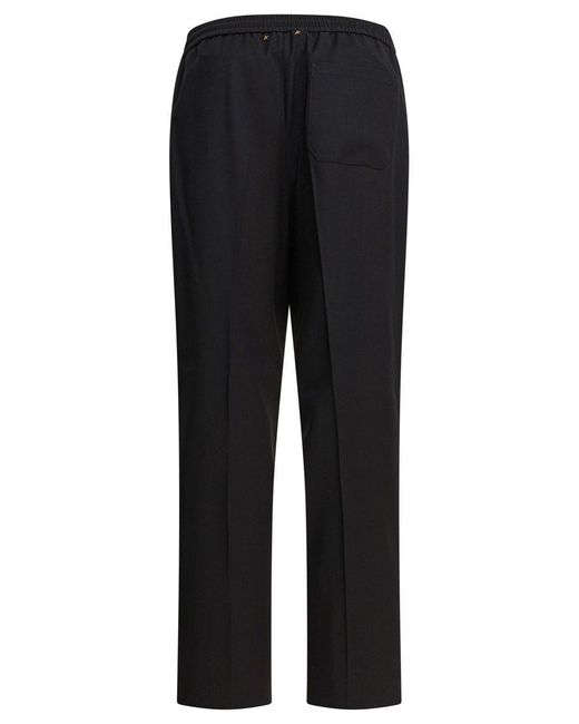 Golden Goose Deluxe Brand Black Wool Trousers for men