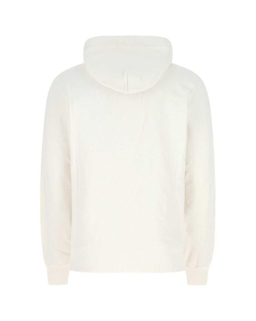 Ambush White Ivory Cotton Sweatshirt for men