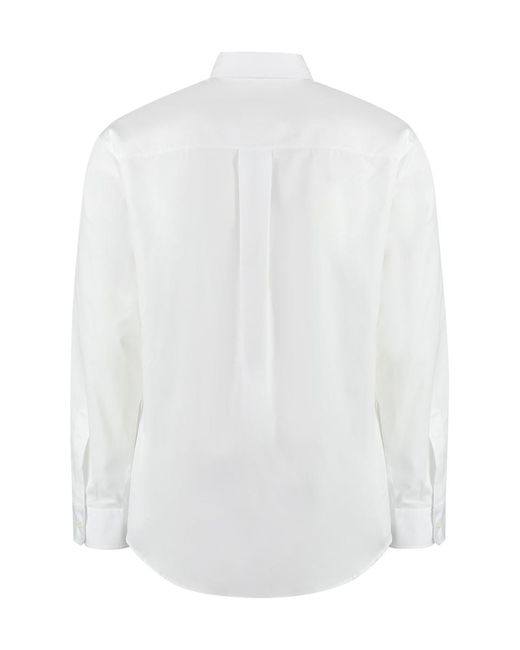 DSquared² White Drop Cotton Shirt for men