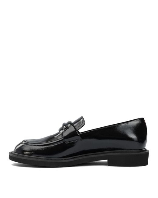 Halmanera Black Glossy Leather Loafers