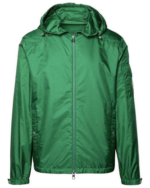 Moncler Green 'Etiache' Polyamide Jacket for men