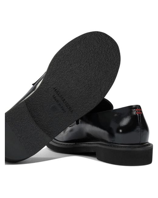 Halmanera Black Glossy Leather Loafers