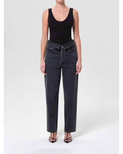 Agolde Blue Echo Taper Jeans