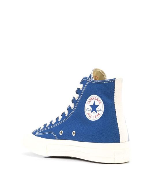 COMME DES GARÇONS PLAY Blue Sneakers With Heart