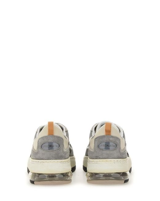 Premiata White "Drake" Sneaker for men