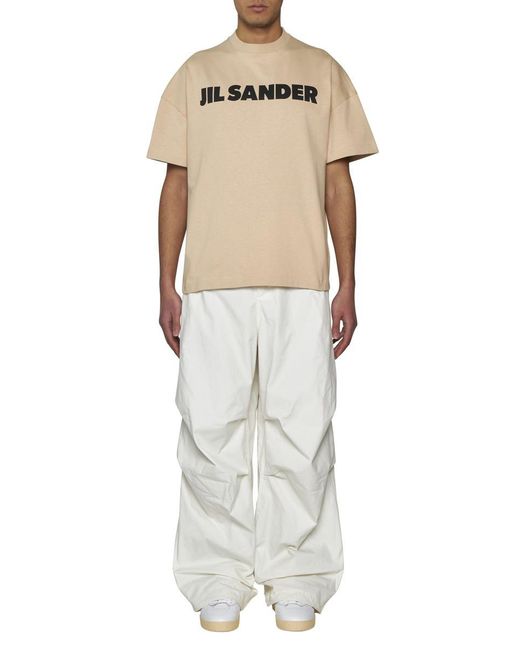 Jil Sander Natural T-shirts And Polos for men