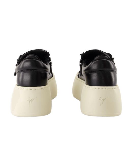 Giuseppe Zanotti Black Maxi Sneaker