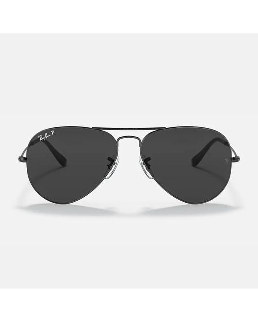 RayBan Aviator Rb 3025 Polarized Sunglasses in Black Lyst UK