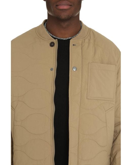Universal Works Natural Carlton Techno Fabric Jacket for men