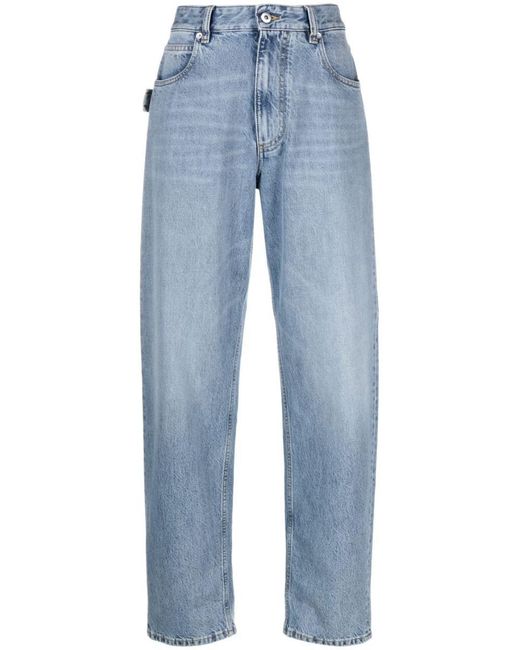 Bottega Veneta Blue High Waist Jeans - Women's - Cotton/polyester