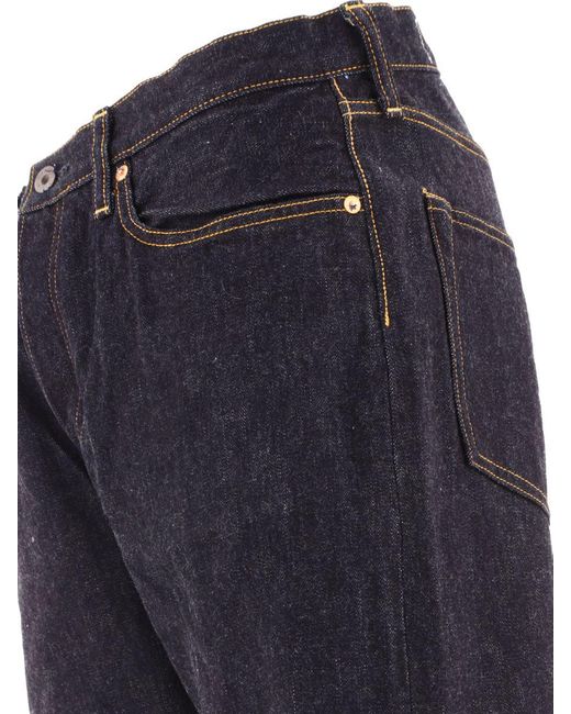 Kapital Blue "14Oz Denim Th Straight" Jeans for men