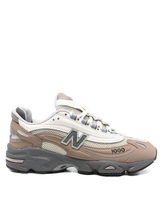 New Balance White 1000C Sneakers for men