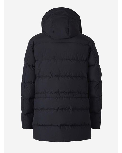 Moorer Blue Davide-Stp Quilted Jacket for men