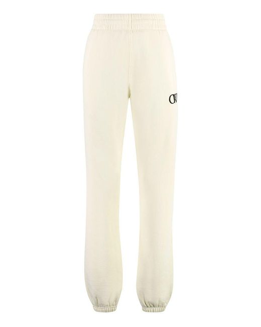 Off-White c/o Virgil Abloh Natural Cotton Sweatpants