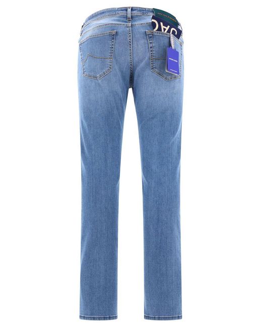Jacob Cohen Blue "Nick Slim" Jeans for men