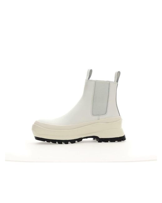 Jil Sander Boots in White | Lyst