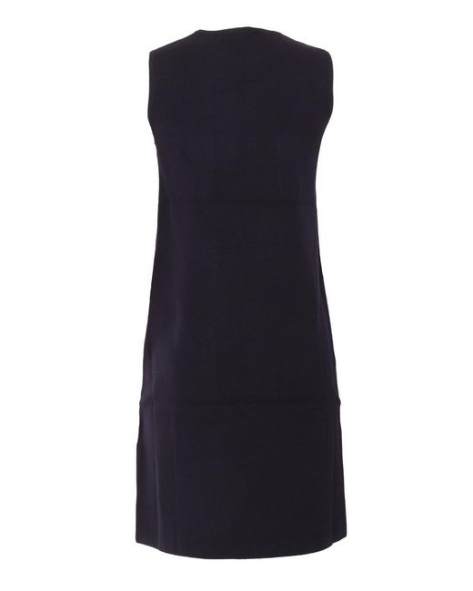 Max Mara Blue Midi Dress