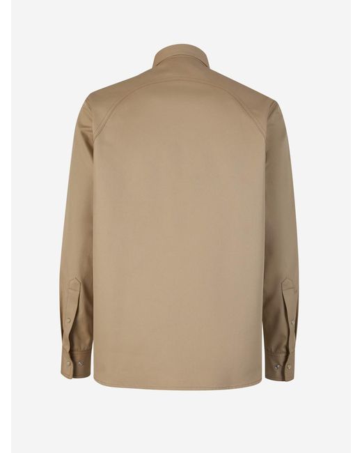 Alexander McQueen Natural Cotton Overshirt for men