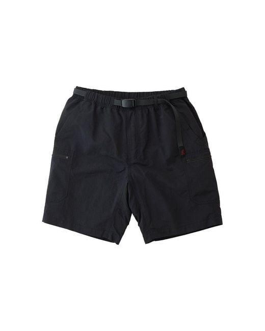 Gramicci Black Nylon Utility Short for men