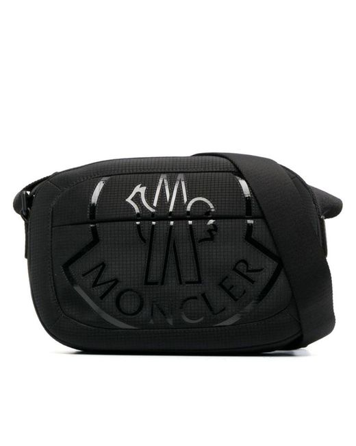 Moncler Black Cut Cross Body Bags for men