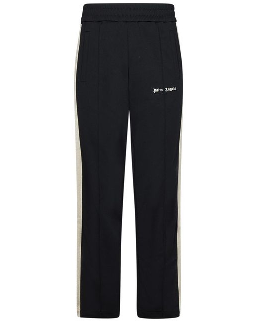 Palm Angels Black Classic Logo Track Trousers for men