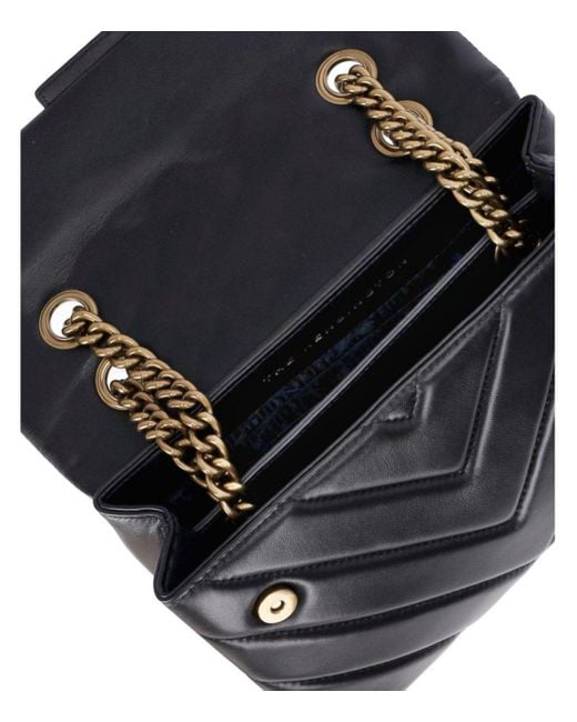 Kurt Geiger Black Kensington X Shoulder Bag
