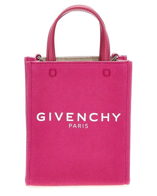 Givenchy Pink G-tote Logo-print Tote Bag