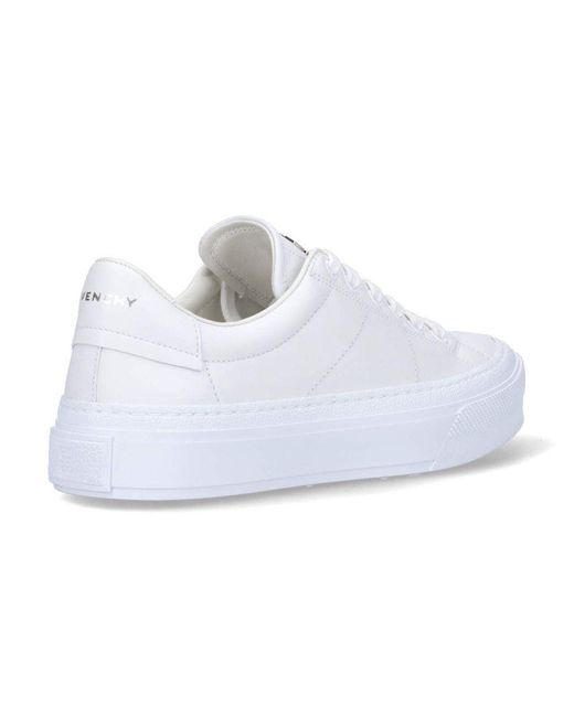 Givenchy White Low Sneakers