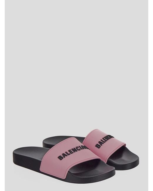 Balenciaga Pink Pool Slide Sandal