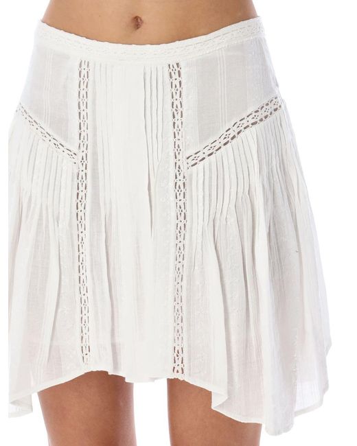 Isabel Marant White Jorena Skirt