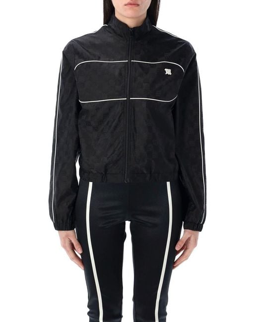 M I S B H V Black Monogram Windbreaker