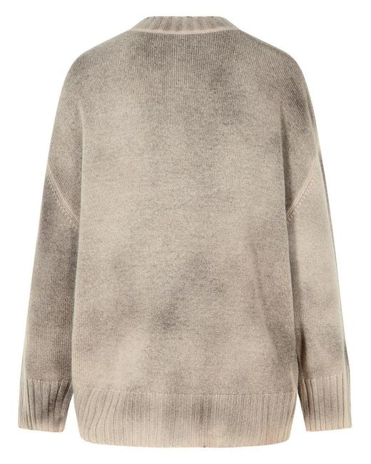The Attico Natural Wool Blend Sweater