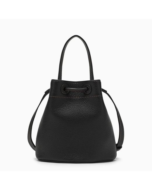 Burberry Black Tb Mini Bucket Bag