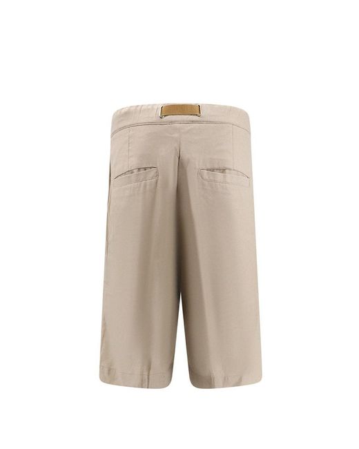 White Sand Gray Bermuda Shorts for men