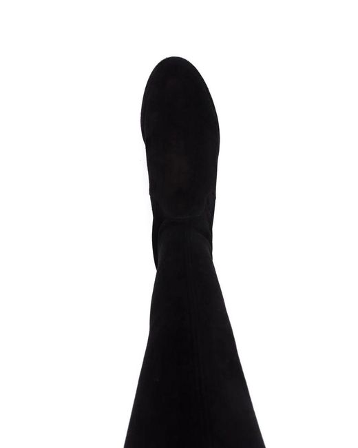 Stuart Weitzman Black Stunning Suede Knee-High Boots For