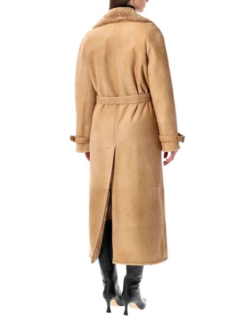 S.w.o.r.d 6.6.44 Natural 6.644 Long Shearling Coat