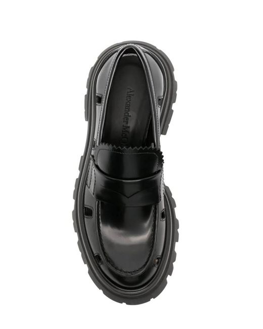 Alexander McQueen Black Flat Shoes
