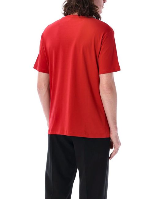 Bally Red Logo T-Shirt for men