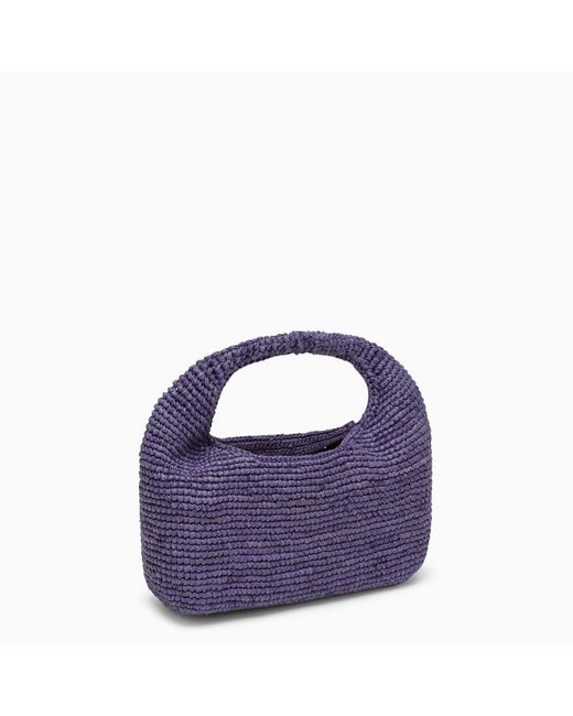 Manebí Purple Halfmoon Bag In