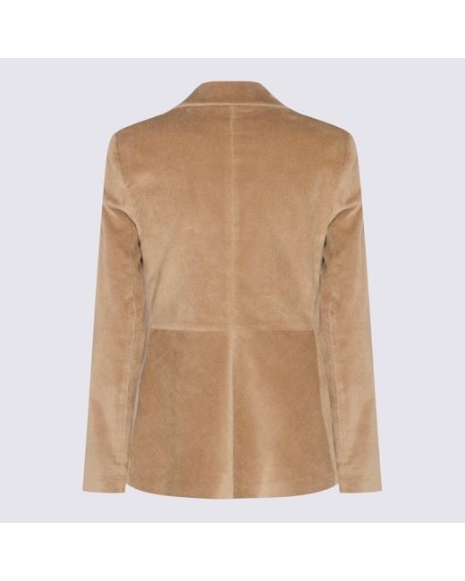 Antonelli Brown Cotton Grumello Blazer