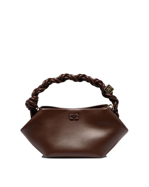Ganni Brown "Bou Mini" Handbag