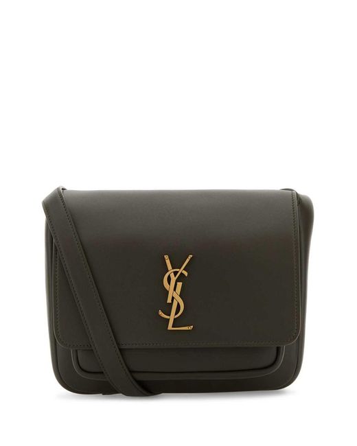Saint Laurent Black Bottle Leather Niki Crossbody Bag