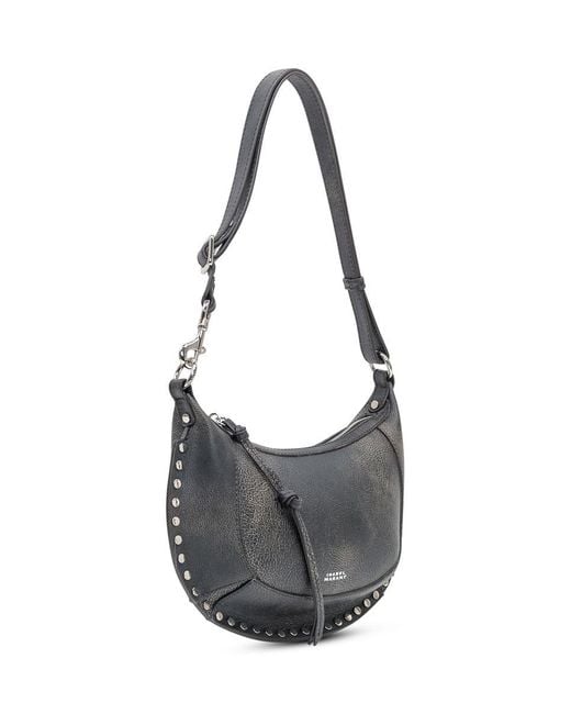 Isabel Marant Gray Oskan Moon-Gd Bag
