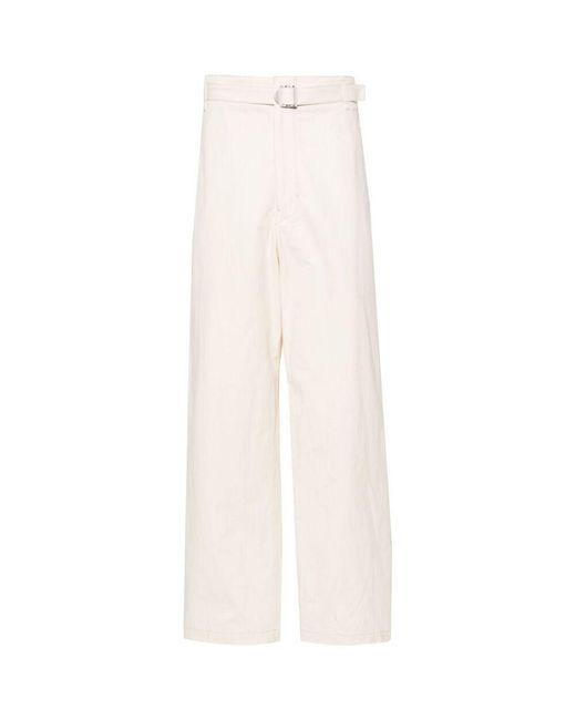Lemaire White Pants for men
