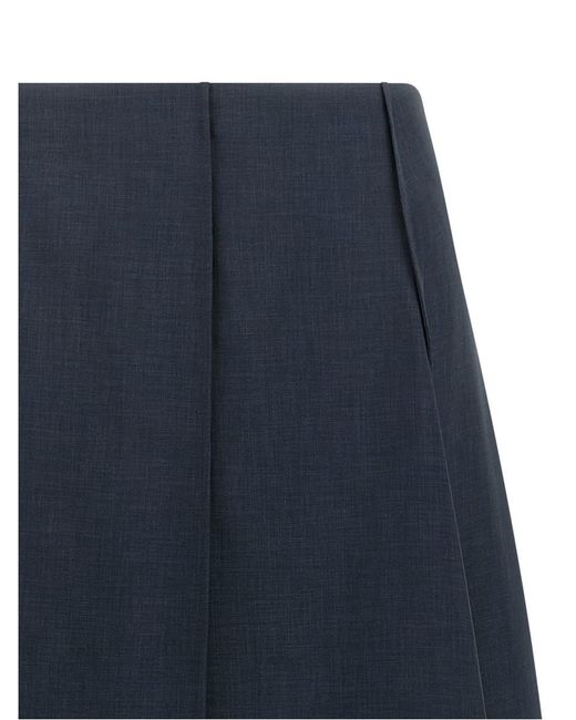 Theory 'Parachute' Skirt in Blue | Lyst UK