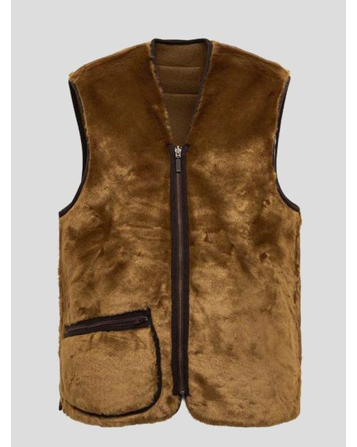 Barbour Brown Reversible Vest for men