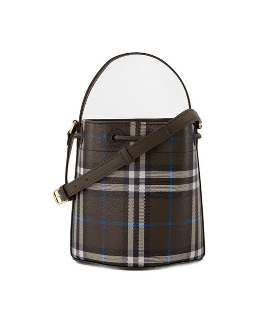 Burberry Black Mini Drawstring Crossbody